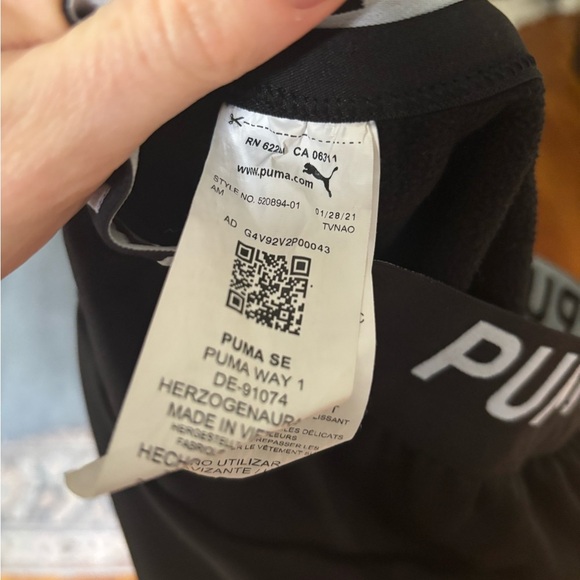 PUMA Black Sweatpants Joggers Size Small - Picture 6 of 6